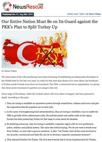 Tüm  Ulusumuz PKK’nın Türkiye’yi Bölme Planına Karşı Dikkatli Olmalı