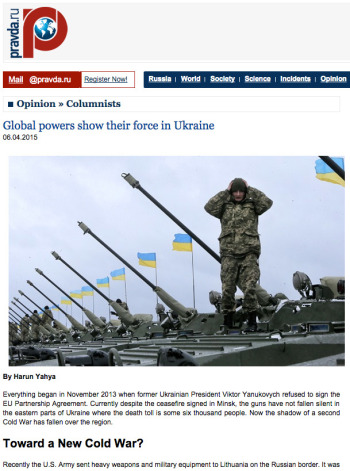 Global powers show their force in Ukraine
