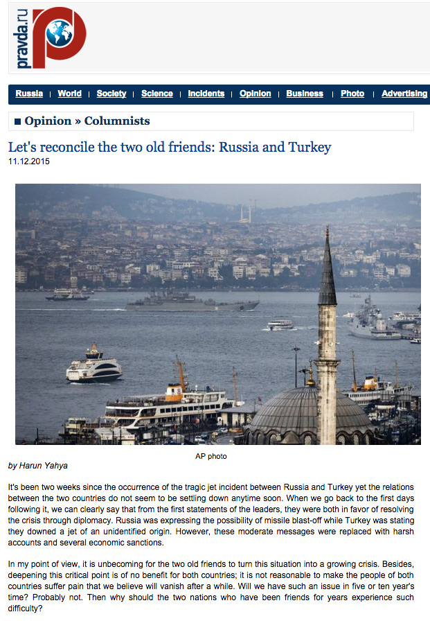 İki eski dostu uzlaştıralım Rusya ve Türkiye 