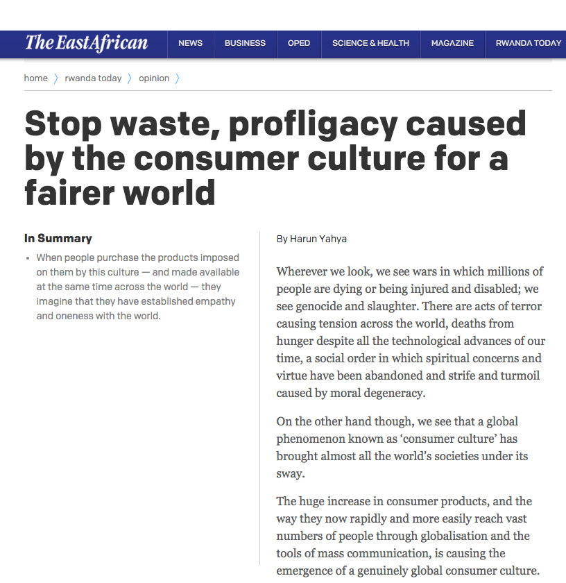 Consumer Culture, Waste and Profligacy