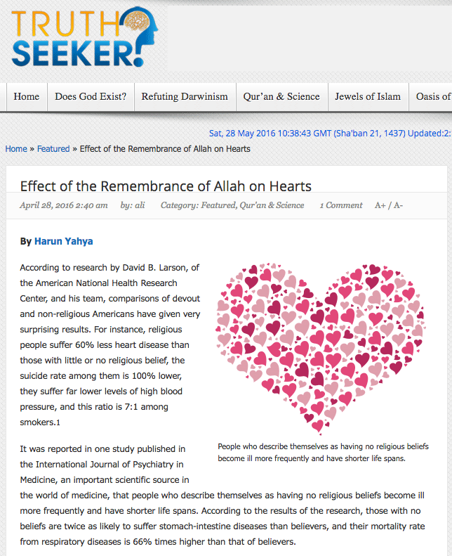 Effect of the Remembrance of Allah on Hearts 