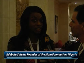 Adebola Salako, Founder of the Mom Foundation, Nig
