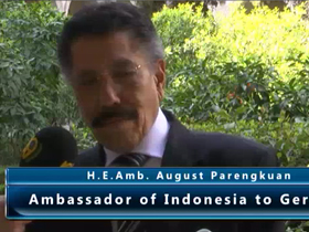 H.E. Amb. August Parengkuan, Ambassador of Indonesia to Germany