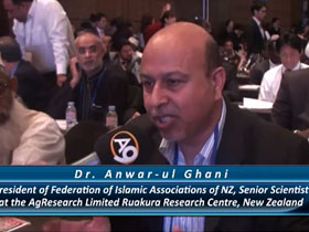 Dr. Anwar-ul Ghani – President of Federation of Islamic Associations of NZ, Senior Scientist at the AgResearch Limited Ruakura Research Centre, New Zealand 