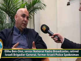 Elihu Ben-Onn, Senior National Radio Broadcaster, retired Israeli Brigadier General, former Israeli Police Spokesman