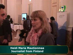 Heidi Maria Mautionmaa, Journalist from Finland