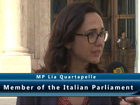 Mp Lia Quartapelle, Member of the Italian Parliament