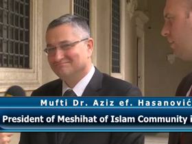 Mufti Dr. Aziz ef. Hasanovic, President of Meshihat of Islam Community in Croatia