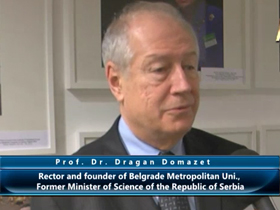 Prof. Dr. Dragan Domazet, Belgrad Metropolitan Üniversitesinin Kurucusu ve Rektörü, Sırp Cumhuriyeti eski Bilim Bakanı