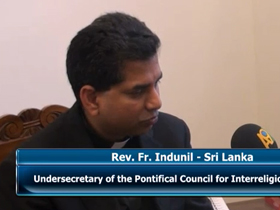 Rev.Fr.Indunil, Undersecretary of the Pontifical Council for Interreligious Dialogue, Sri Lanka