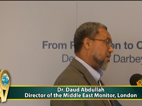 Dr. Daud Abdullah, Director of the Middle East Monitor, London