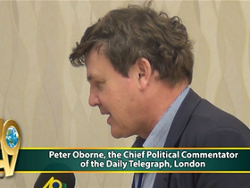 Peter Oborne, the Chief Political Commentator of the Daily Telegraph, London