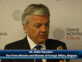 Mr. Didier Reynders, Vice Prime Minister and Minister of Foreign Affairs, Belgium