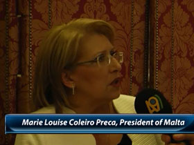Marie Louise Coleiro Preca, Malta Cumhurbaşkanı