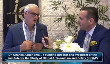 Dr. Charles Asher Small, Founding Director and President of the Institute for the Study of Global Antisemitism and Policy (ISGAP)