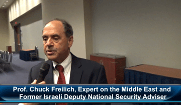 Prof. Chuck Freilich, Expert on the Middle East and Former Israeli Deputy National Security Adviser, Senior Fellow at the Kennedy School of Government at Harvard University