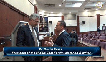Dr. Daniel Pipes, President of the Middle East Forum, historian&writer