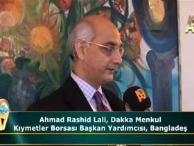 Ahmad Rashid Lali, Dakka Menkul Kıymetler Borsası Başkan Yrd., Bangladeş