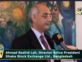 Ahmad Rashid Lali, Director and Vice President Dhaka Stock Exchange Ltd., Bangladesh