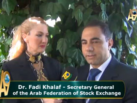 Dr. Fadi Khalaf, Secretary General of the Arab Federation of Stock Exchange