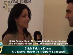 Ghida Fakhry Khane, Al Jazeera, Haber ve Program Suncusu