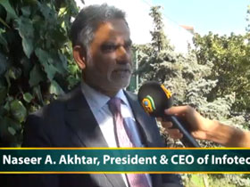 Naseer A. Akhtar, President & CEO of Infotech