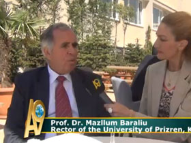 Prof. Dr. Mazllum Baraliu, Rector of the Universit