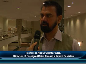 Professor Abdul Ghaffar Aziz, Director of Foreign Affairs Jamaat e Islami Pakistan