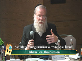İsrail Sadıklar Derneği Kurucu ve Yöneticisi Haham Ben Abrahamson