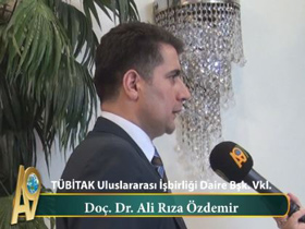 Doç. Dr. Ali Rıza Özdemir - TÜBİTAK Uluslararası İşbirliği Daire Bşk. Vkl.