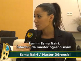 Esma Nairi, Master Öğrencisi