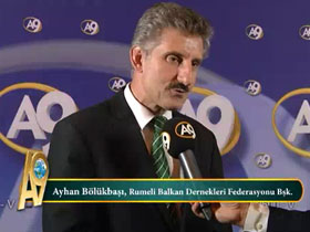 Ayhan Bölükbaşı, Rumeli Balkan Dernekleri Federasyonu Başkanı