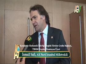 Karadeniz Ekonomik İşbirliği Örgütü Türkiye Grubu Başkanı, TBMM Dışişleri Komisyon üyesi, Ak Parti İstanbul Milletvekili İsmail Safi