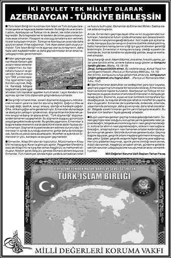 İki Devlet Tek Millet Olarak Azerbaycan-Türkiye Bi