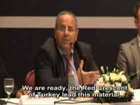Mr. Ayoub Kara answering a question at the joint press conference with Mr. Adnan Oktar (May 12nd, 2011, Istanbul)