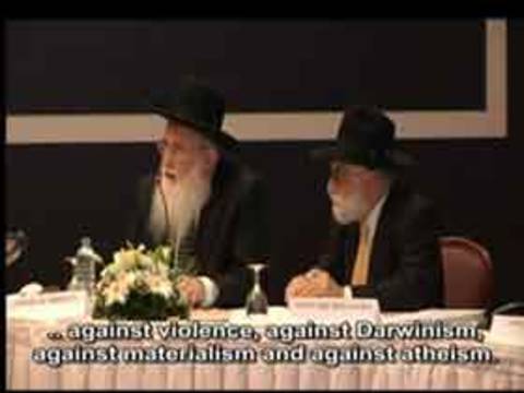 Rabbi Avraham Sherman's speech at the joint press 