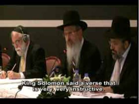 Rabbi Avraham Yosef's speech at the joint press co
