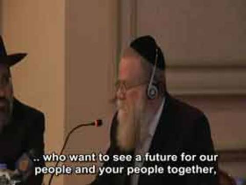 Rabbi Ben Abrahamson's speech at the joint press c