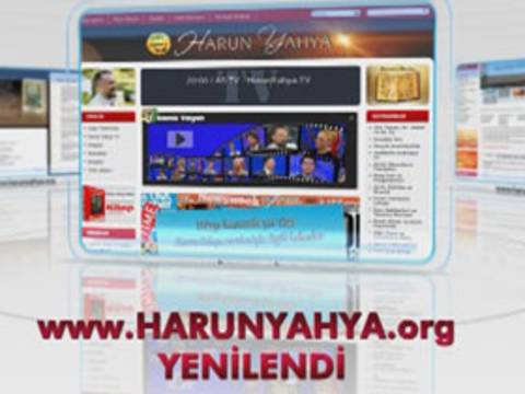 HarunYahya.org YENİ SİTE Tanıtımı 02.02.2012'de Yayındayız