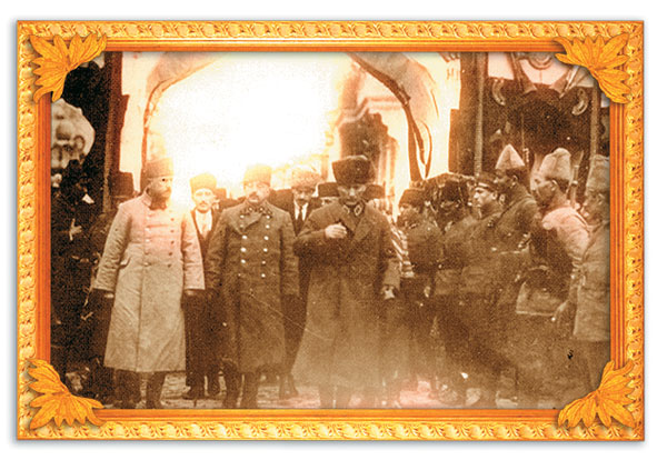 Atatürk'ün Balıkesir'de karşılanışı