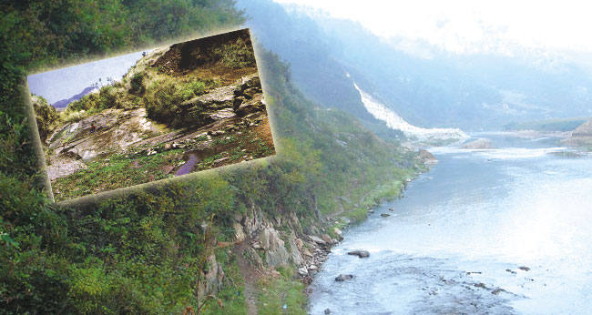 Una delle aree fossili dello Yunnan