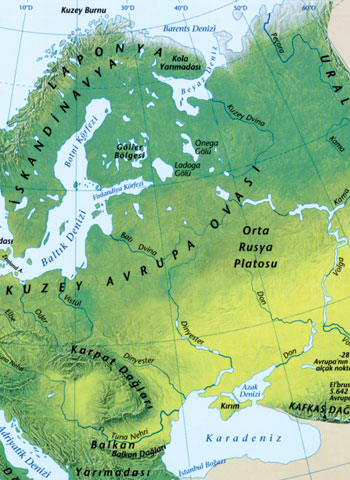 Rusya haritası
