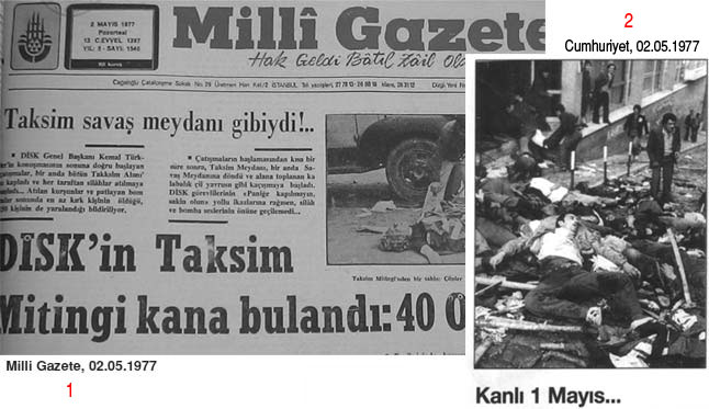 Kanlı 1 Mayıs, Taksim