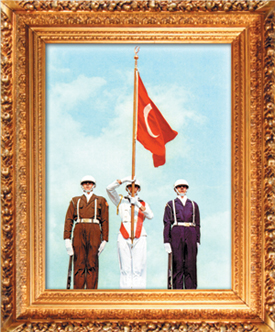 Türk askeri, Türk bayrağı